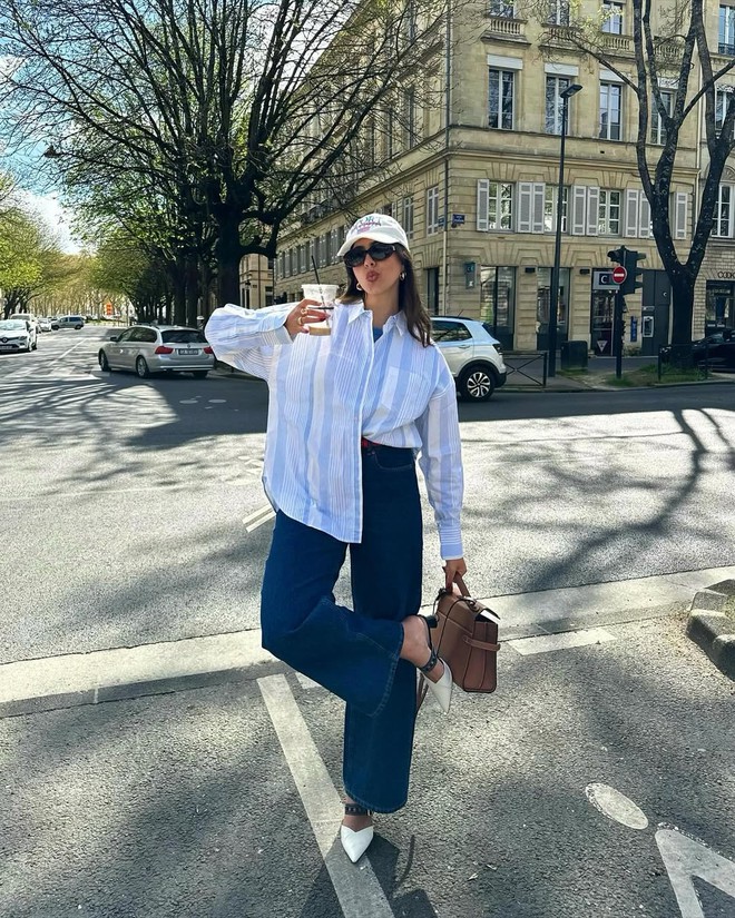 Chân váy denim, quần jeans... cho mùa hè sành điệu và trang nhã- Ảnh 10.