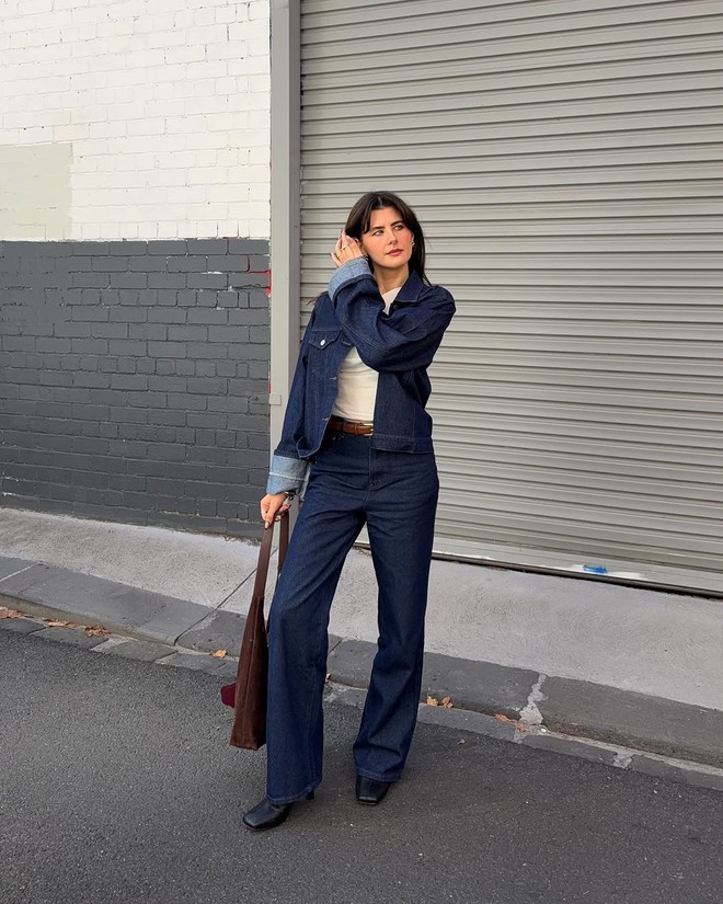 Chân váy denim, quần jeans... cho mùa hè sành điệu và trang nhã- Ảnh 9.