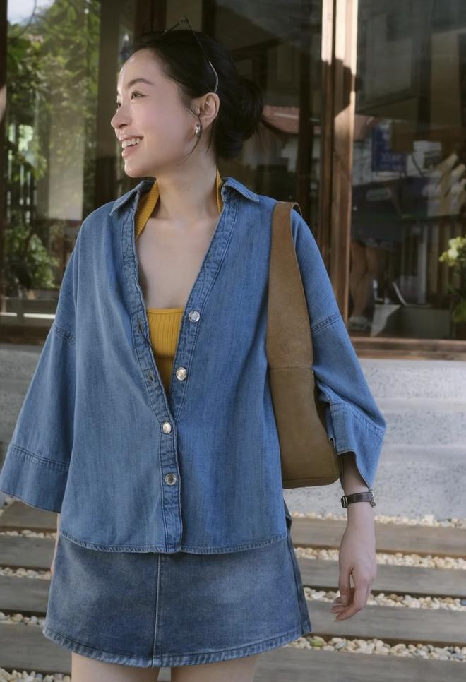 F5 phong cách mùa này với denim, đơn giản mà ấn tượng- Ảnh 4. F5 phong cách mùa này với denim, đơn giản mà ấn tượng- Ảnh 4.