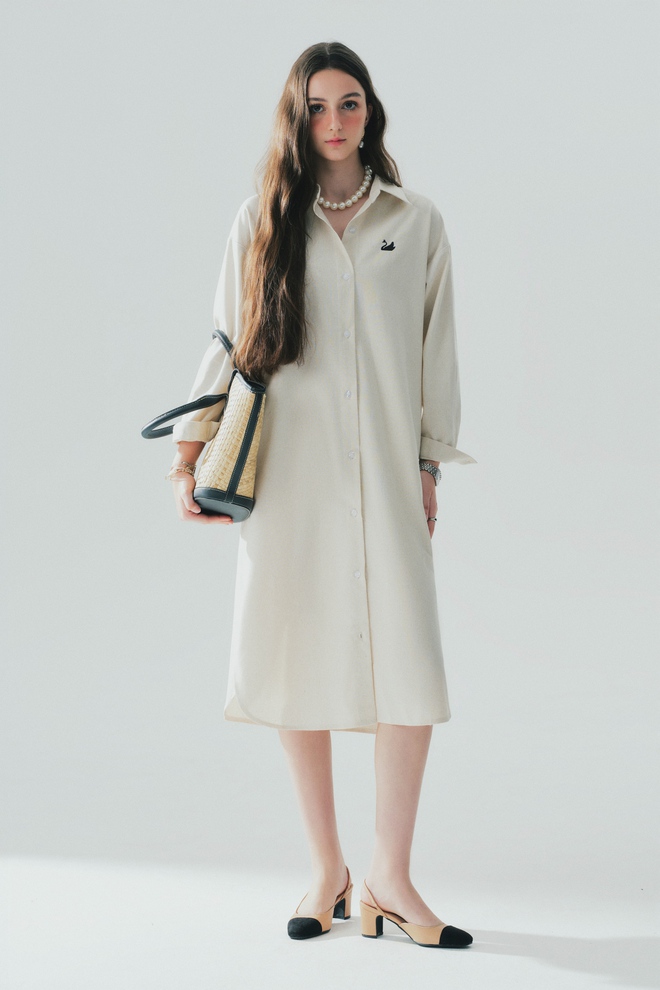 Váy suông từ linen, vải tơ thành xu hướng hot - Ảnh 6.