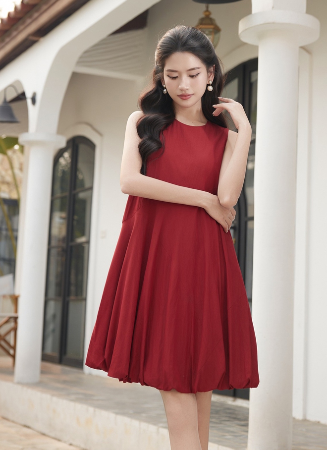Váy suông từ linen, vải tơ thành xu hướng hot - Ảnh 7.