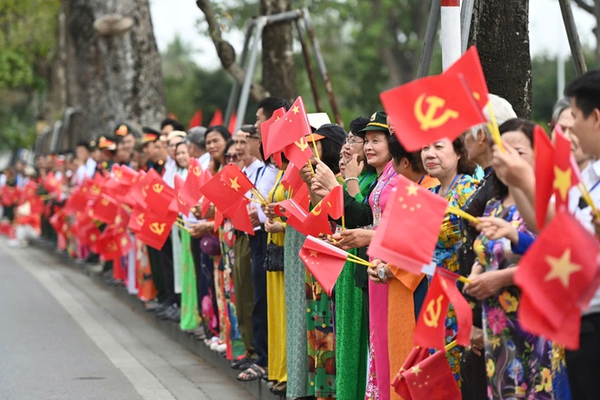 Tổng Bí thư Tô Lâm chủ trì lễ đón Tổng Bí thư, Chủ tịch Tập Cận Bình- Ảnh 8.