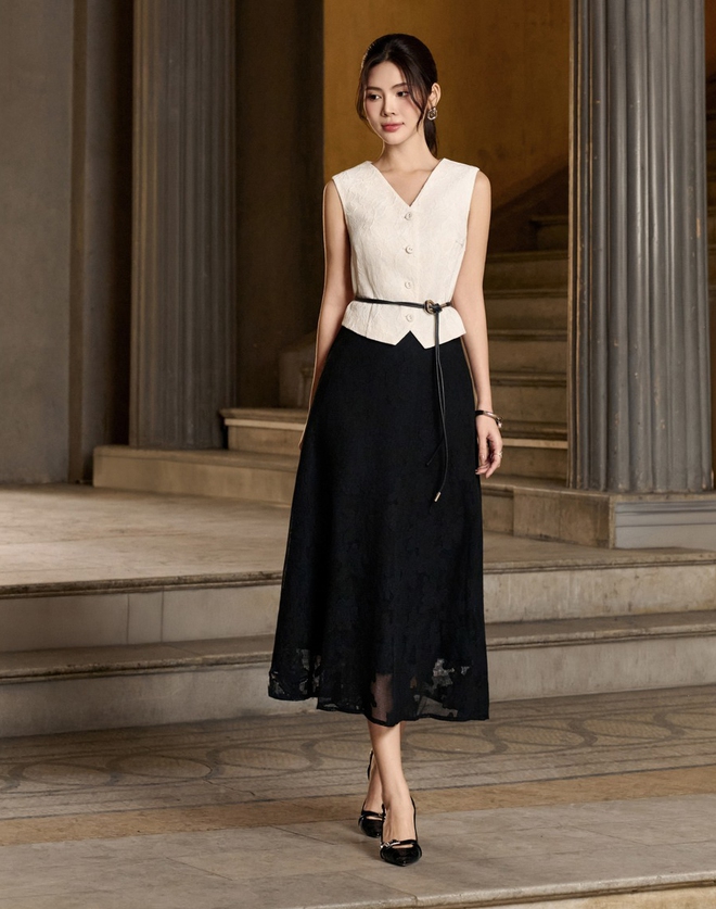 Những kiểu chân váy dài sang trọng, linh hoạt dành cho mùa - Ảnh 7.
