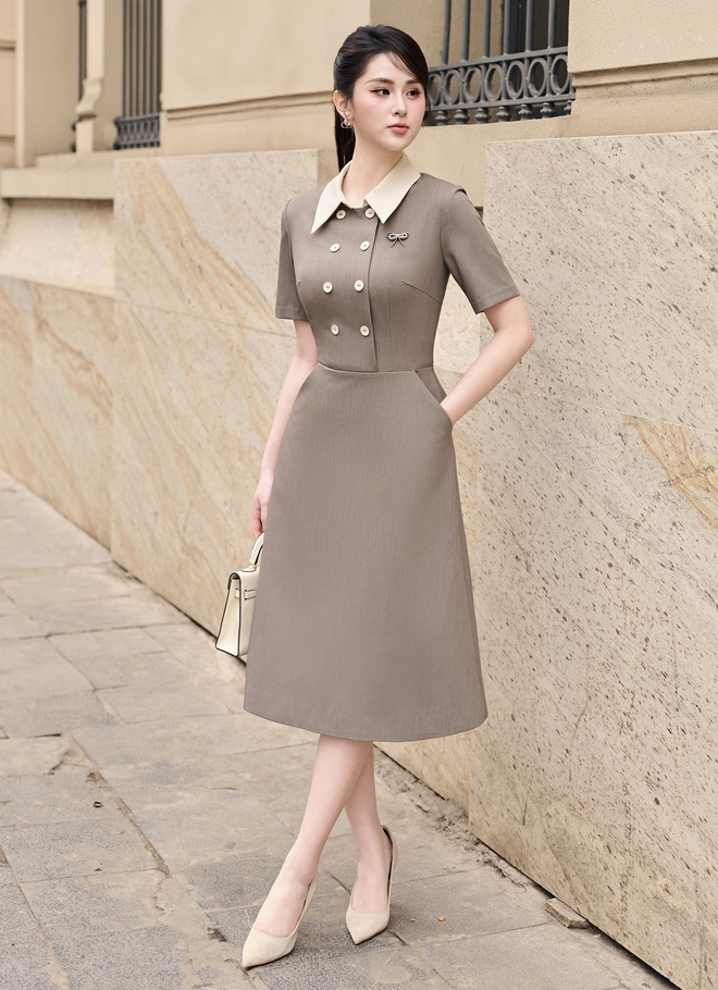 Váy sơ mi, ý tưởng mặc đơn giản nhưng đẹp rạng ngời- Ảnh 6.