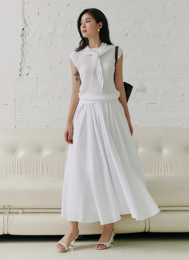 Những kiểu chân váy dài sang trọng, linh hoạt dành cho mùa - Ảnh 9.