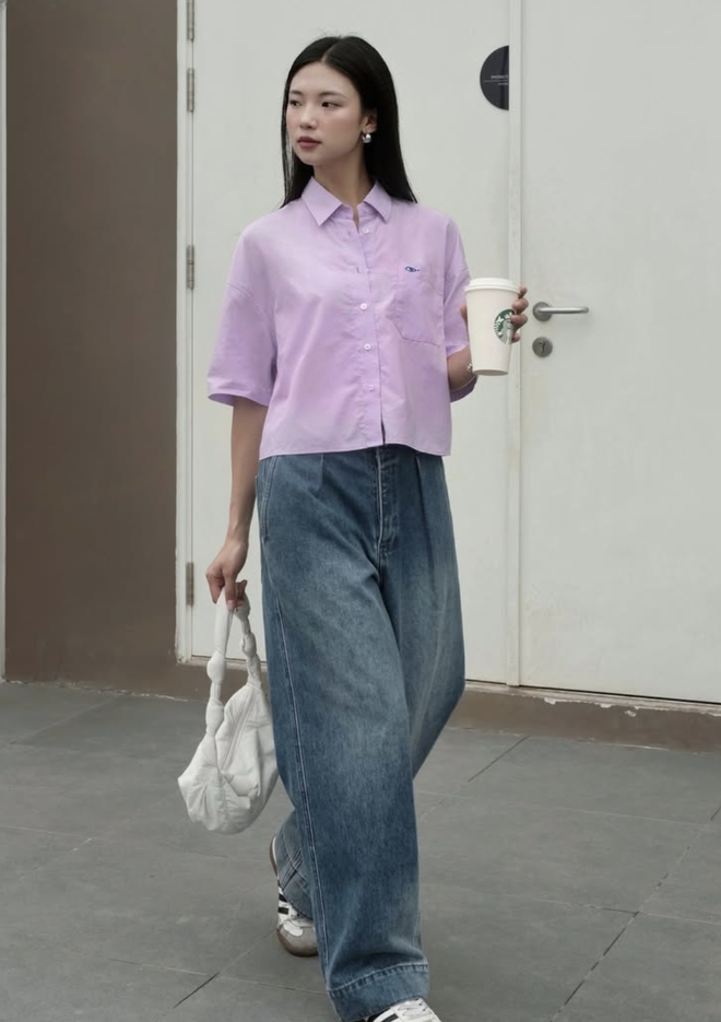 Quần jeans và áo sơ mi: Cặp đôi kinh điển cho mùa hè sành điệu  - Ảnh 5.