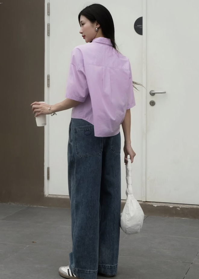 Quần jeans và áo sơ mi: Cặp đôi kinh điển cho mùa hè sành điệu  - Ảnh 6.