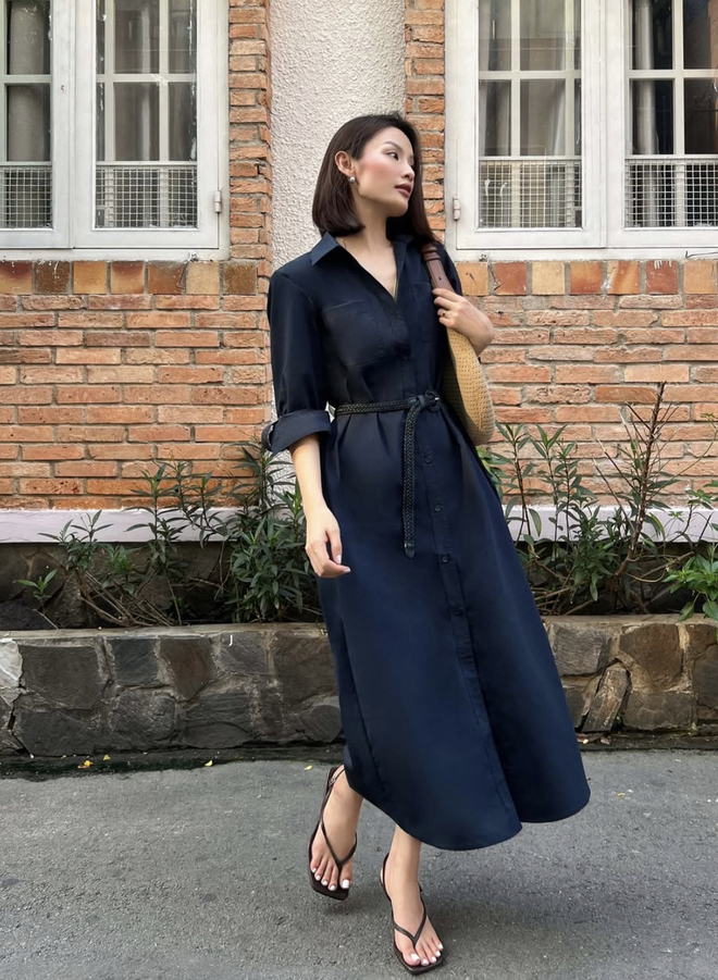 Mặc đẹp mùa hè với váy sơ mi thanh lịch, tỏa sáng mọi lúc   - Ảnh 3.
