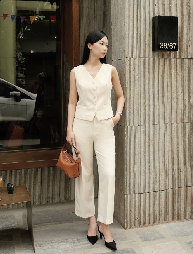 Áo gile dáng vest, lựa chọn hoàn hảo cho nàng yêu sự chỉn chu- Ảnh 5. Áo gile dáng vest, lựa chọn hoàn hảo cho nàng yêu sự chỉn chu- Ảnh 5.