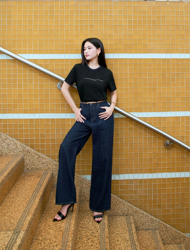 Làm mới tủ đồ công sở hiện đại cùng thời trang denim - Ảnh 9.