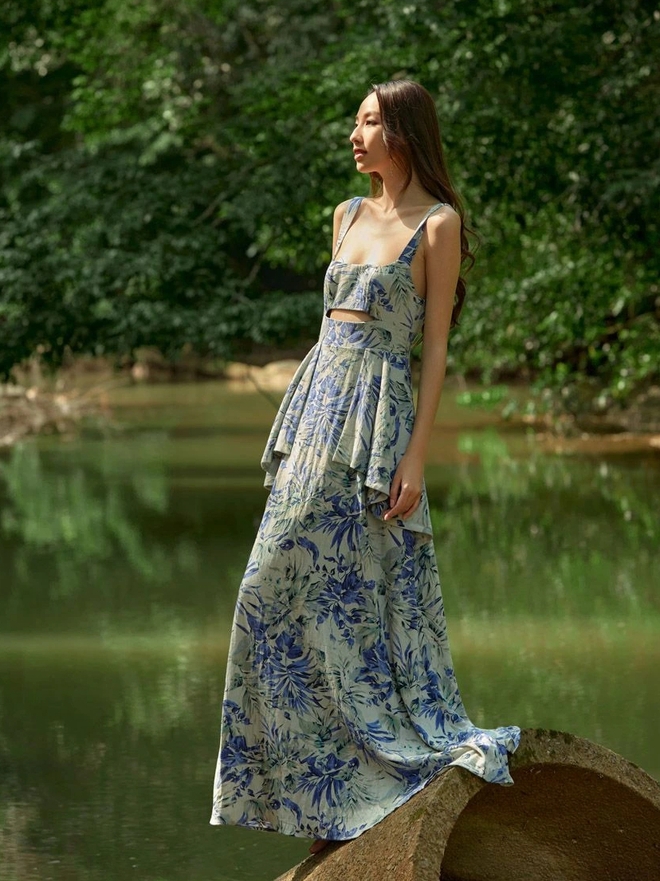 5 chiếc váy linen không thể thiếu trong mùa hè- Ảnh 12. 5 chiếc váy linen không thể thiếu trong mùa hè- Ảnh 12.