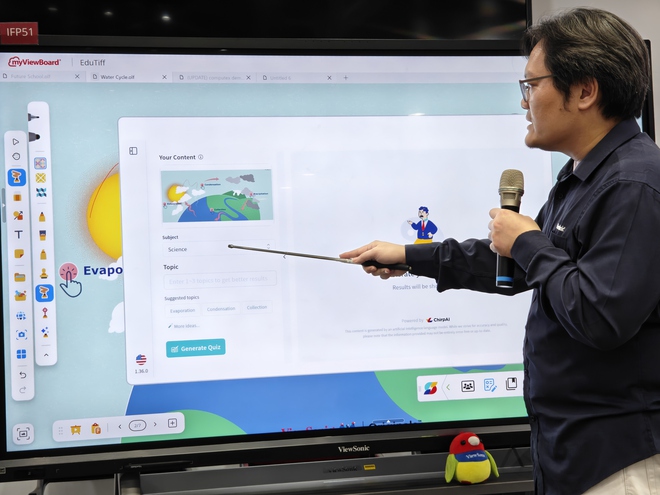 Trí tuệ nhân tạo đẩy nhanh số hóa giáo dục qua màn hình tương tác thông minh Trí tuệ nhân tạo đẩy nhanh số hóa giáo dục qua màn hình tương tác thông minh