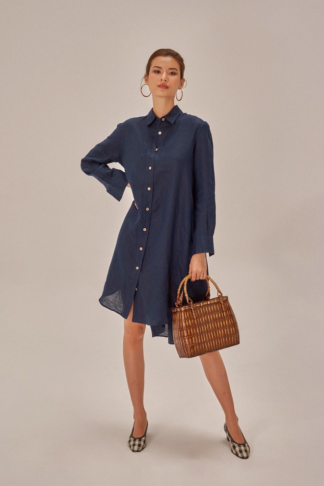 5 chiếc váy linen không thể thiếu trong mùa hè- Ảnh 11. 5 chiếc váy linen không thể thiếu trong mùa hè- Ảnh 11.