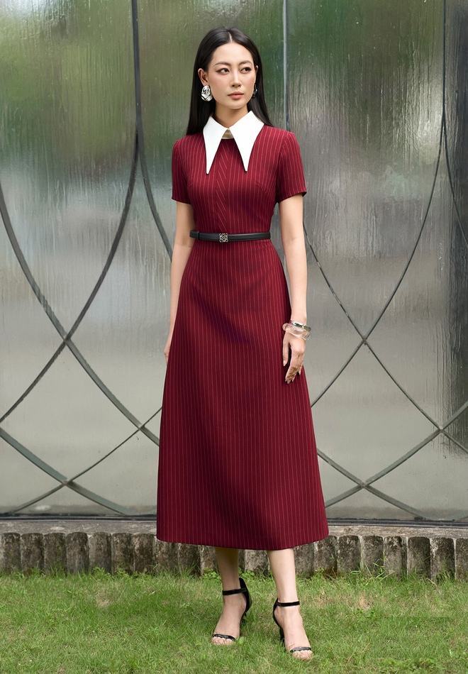 Váy sơ mi voan tơ, cotton thêu mát nhẹ đẹp nhất mùa hạ- Ảnh 11. Váy sơ mi voan tơ, cotton thêu mát nhẹ đẹp nhất mùa hạ- Ảnh 11.