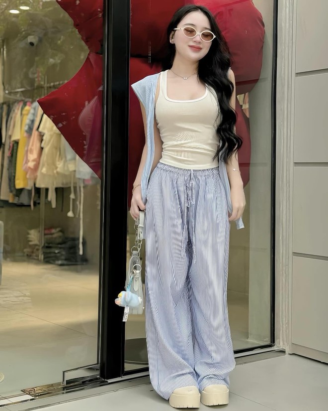 Chìa khóa để nàng tôn dáng trong ngày hè: chiếc quần kẻ sọc - Ảnh 5.