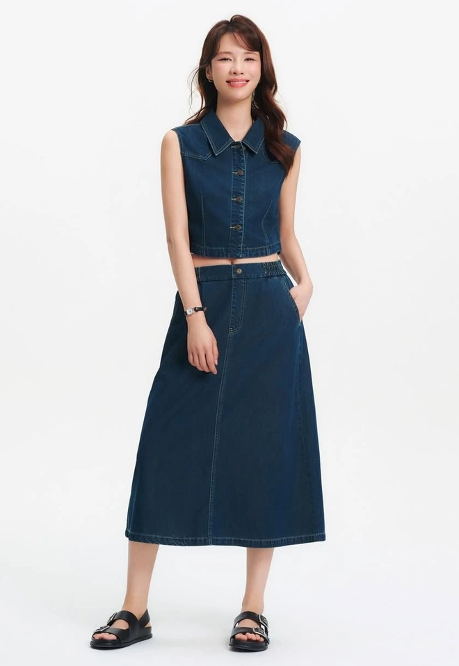 Thời trang denim  'lên ngôi' mùa nắng - Ảnh 10.