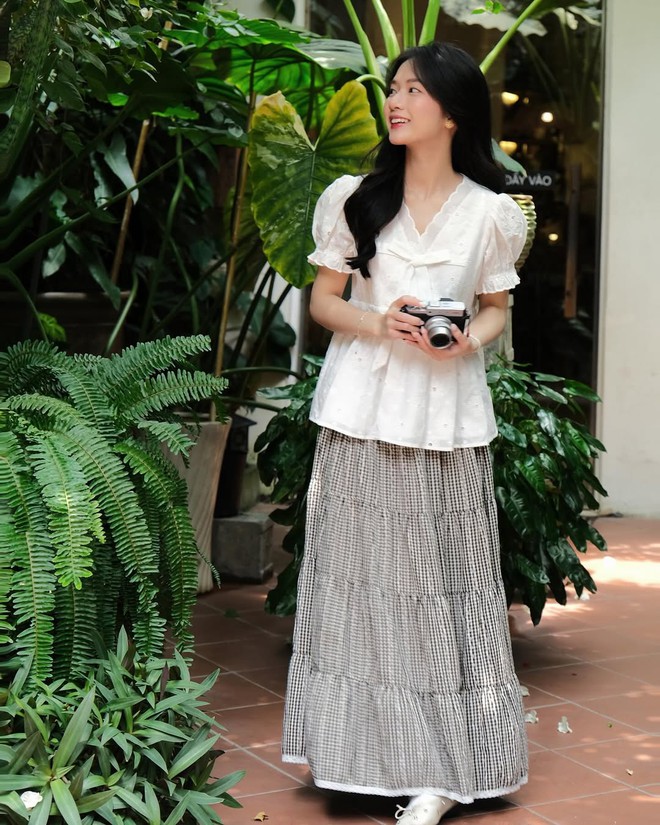Thêm xinh xắn với áo babydoll - Ảnh 7.