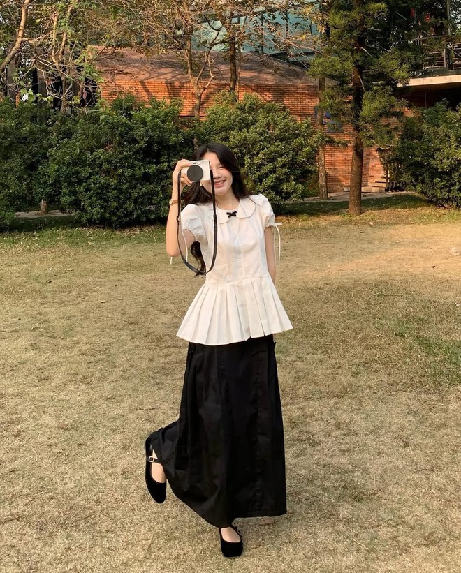 Thêm xinh xắn với áo babydoll - Ảnh 8.