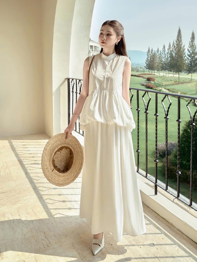 Chân váy maxi sành điệu, diện đi làm đi chơi đều đẹp- Ảnh 8. Chân váy maxi sành điệu, diện đi làm đi chơi đều đẹp- Ảnh 8.