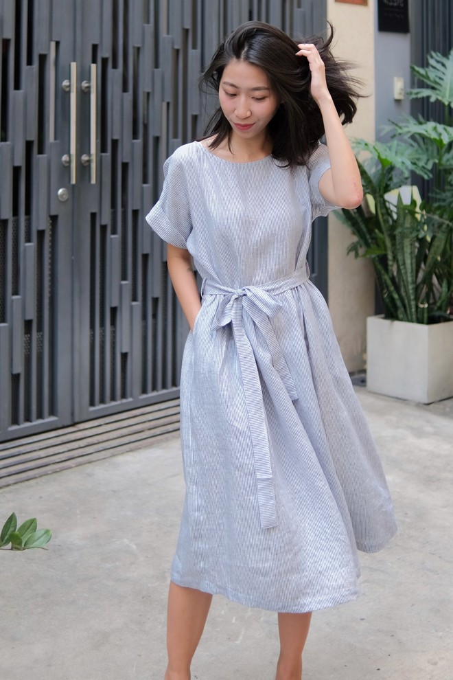 Áo váy linen mát lành, tự nhiên là 'chân ái' mùa nắng- Ảnh 6.