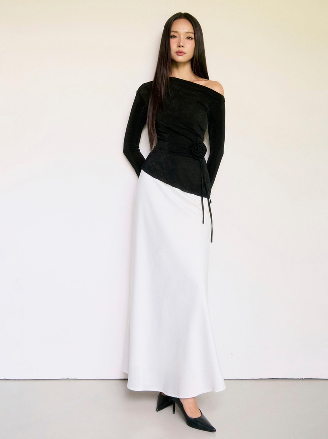 Chân váy maxi sành điệu, diện đi làm đi chơi đều đẹp- Ảnh 6. Chân váy maxi sành điệu, diện đi làm đi chơi đều đẹp- Ảnh 6.