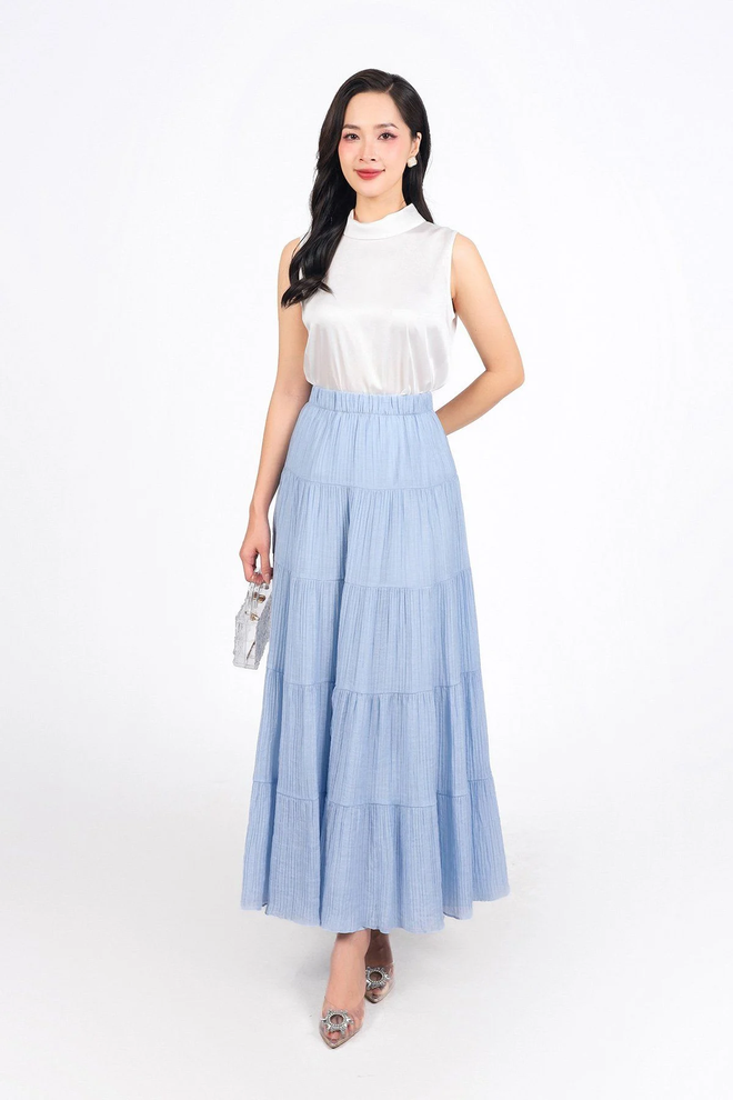 Thanh lịch, nữ tính trong từng bước chân với váy maxi- Ảnh 8. Thanh lịch, nữ tính trong từng bước chân với váy maxi- Ảnh 8.