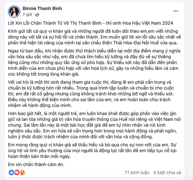 Thí sinh hoa hậu biểu diễn tại điện Thái Hòa: Bài học về tôn nghiêm di sản Thí sinh hoa hậu biểu diễn tại điện Thái Hòa: Bài học về tôn nghiêm di sản