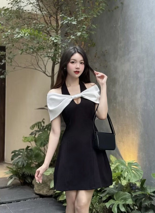 Đầm yếm trễ vai 'vũ khí' tôn dáng cho bờ vai mảnh mai - Ảnh 7.