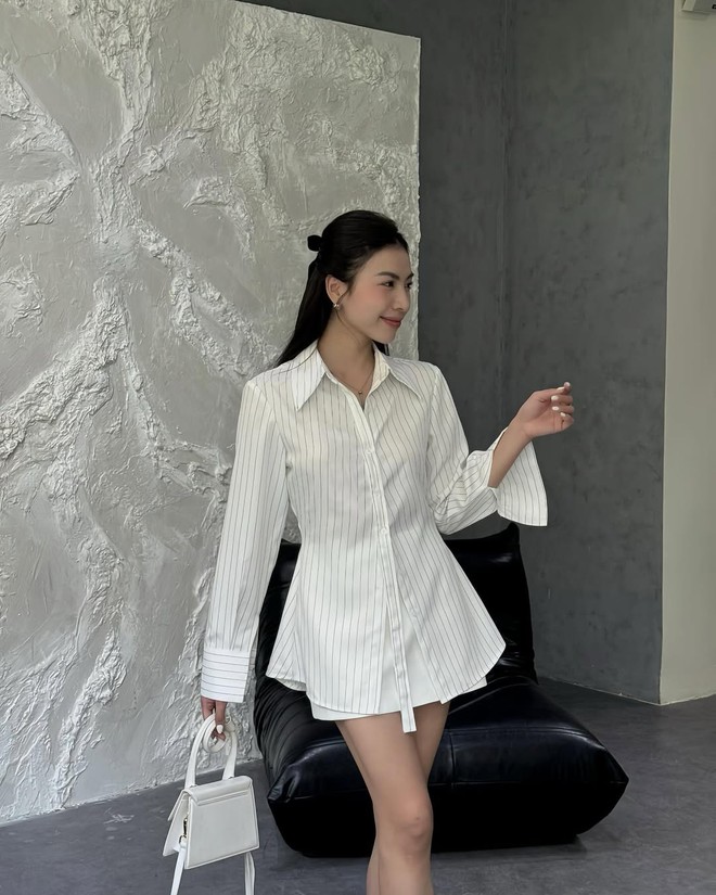 Áo chiết eo tạo nên vòng 2 quyến rũ- Ảnh 4.