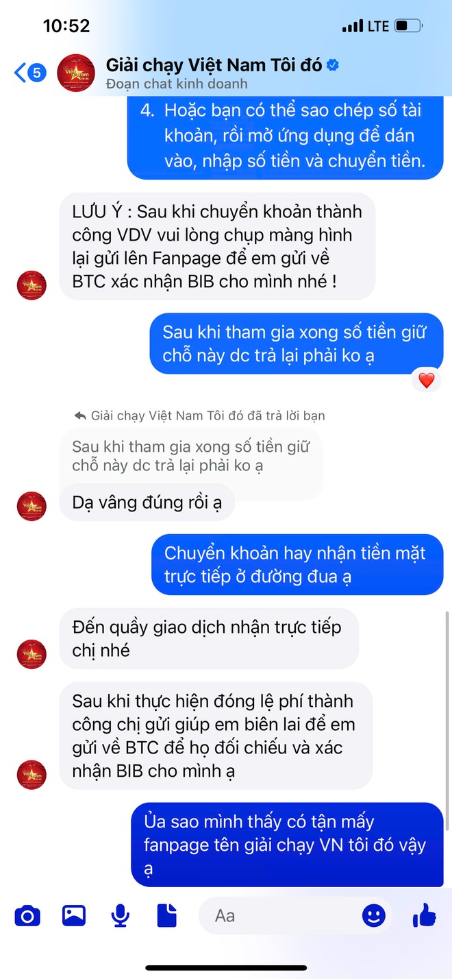 Giả mạo fanpage giải chạy ‘Việt Nam tôi đó’ để lừa đảo: Mọc như nấm- Ảnh 5.