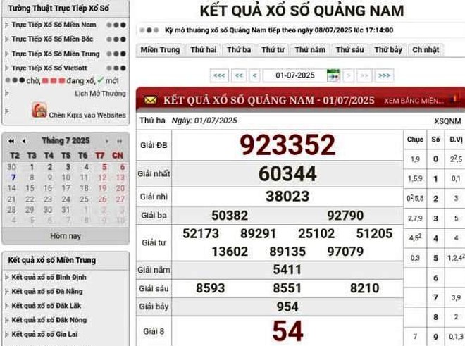 Hy hữu: Xổ số giải đặc biệt của Quảng Nam có 2 kết quả khác nhau - Ảnh 2.