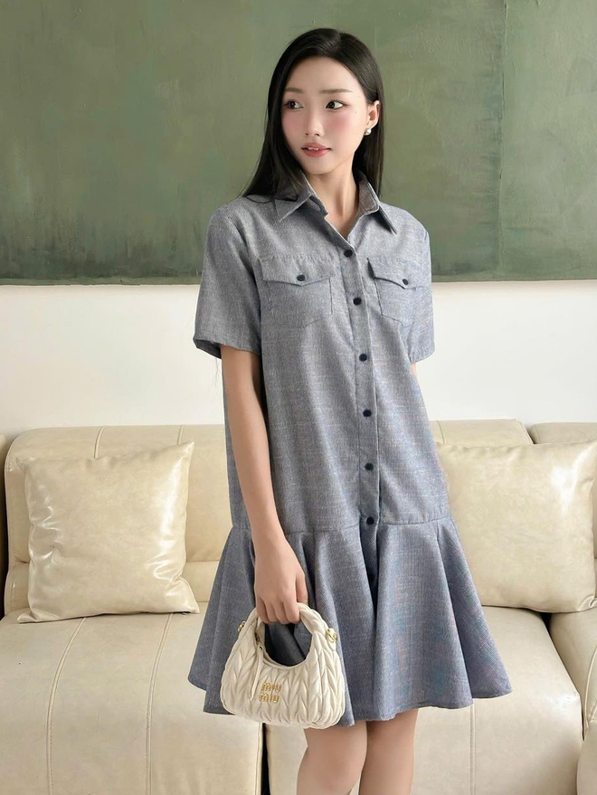 Váy sơ mi, biểu tượng thanh lịch vượt thời gian- Ảnh 9.
