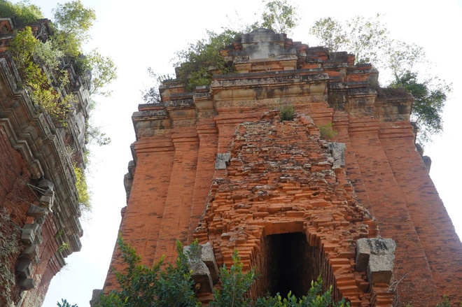 Tháp Chăm cao nhất Đông Nam Á đang xuống cấp nghiêm trọng- Ảnh 14. Tháp Chăm cao nhất Đông Nam Á đang xuống cấp nghiêm trọng- Ảnh 14.