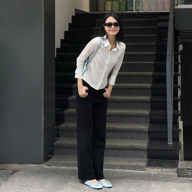 Làm mới bản phối áo sơ mi trắng, sơ mi crop trong mùa tựu trường- Ảnh 6.