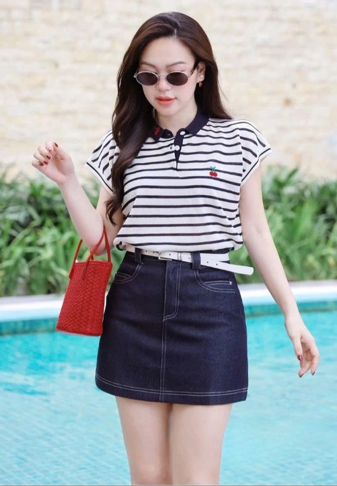 Trẻ trung với vẻ đẹp tối giản của họa tiết kẻ sọc- Ảnh 8. Trẻ trung với vẻ đẹp tối giản của họa tiết kẻ sọc- Ảnh 8.