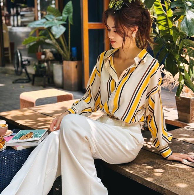 Trẻ trung với vẻ đẹp tối giản của họa tiết kẻ sọc- Ảnh 3. Trẻ trung với vẻ đẹp tối giản của họa tiết kẻ sọc- Ảnh 3.