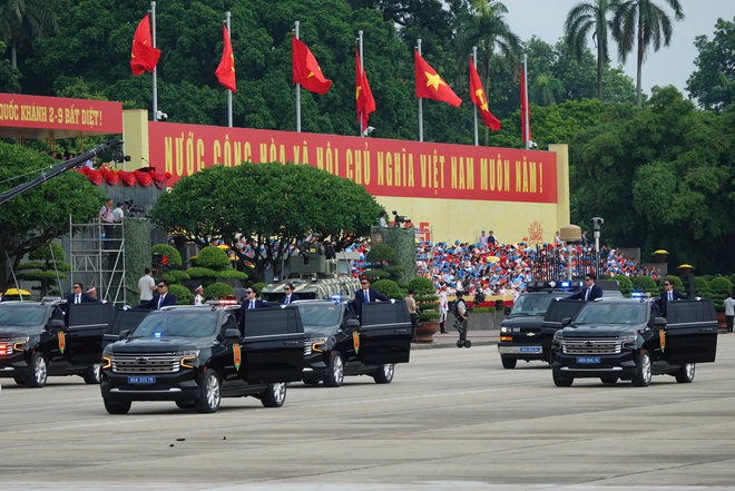 Dàn khí tài đặc biệt của Công an nhân dân trong lễ diễu binh kỷ niệm 80 năm Cách mạng - Ảnh 4. Dàn khí tài đặc biệt của Công an nhân dân trong lễ diễu binh kỷ niệm 80 năm Cách mạng - Ảnh 4.