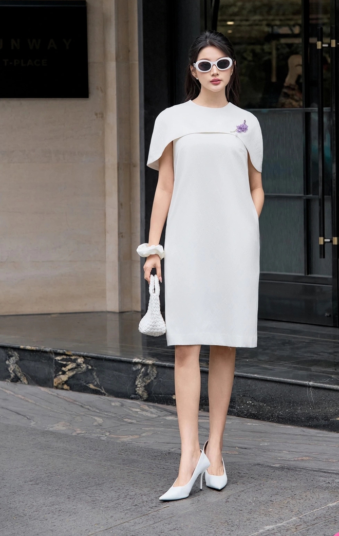 Thanh lịch và tiện dụng với các thiết kế váy suông- Ảnh 6.