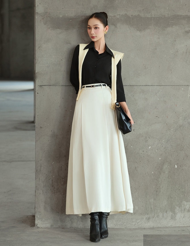 Giày cao gót, tâm điểm của mọi bản phối công sở cùng váy dài, quần ống rộng- Ảnh 4. Giày cao gót, tâm điểm của mọi bản phối công sở cùng váy dài, quần ống rộng- Ảnh 4.