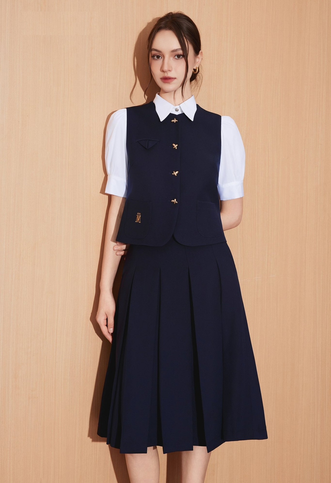 Nâng cấp hình ảnh mỗi ngày bằng bản phối áo và chân váy mùa thu - Ảnh 5.