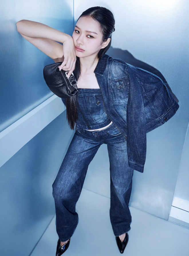 Phối nguyên set đồ denim giúp nàng chất hơn bao giờ hết- Ảnh 1.