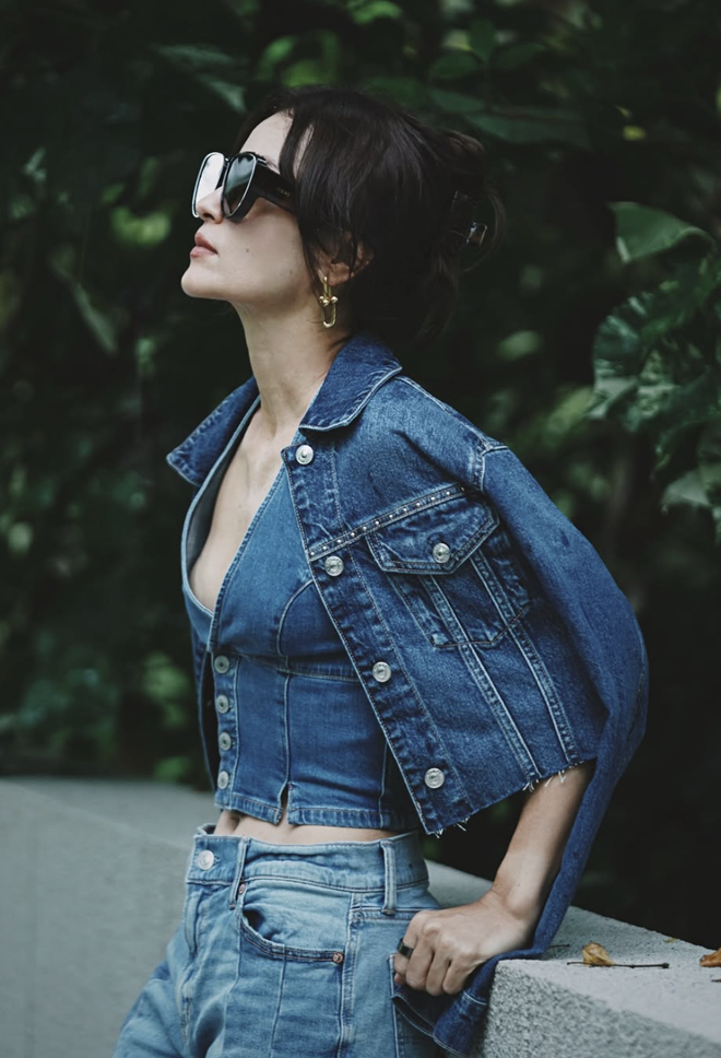 Phối nguyên set đồ denim giúp nàng chất hơn bao giờ hết- Ảnh 7.