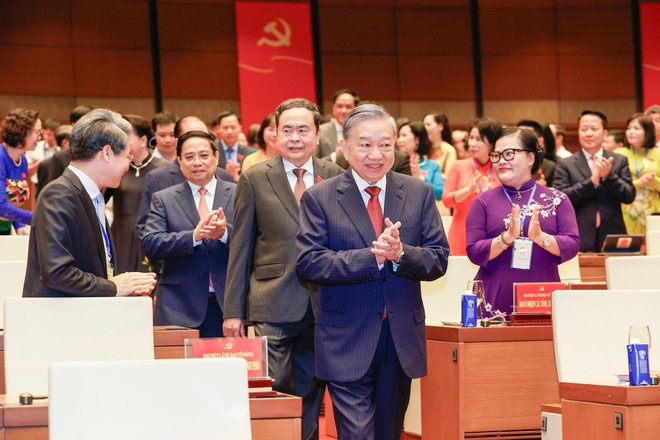 Tổng Bí thư Tô Lâm dự Đại hội Đảng bộ Quốc hội nhiệm kỳ 2025 - 2030 - Ảnh 2.