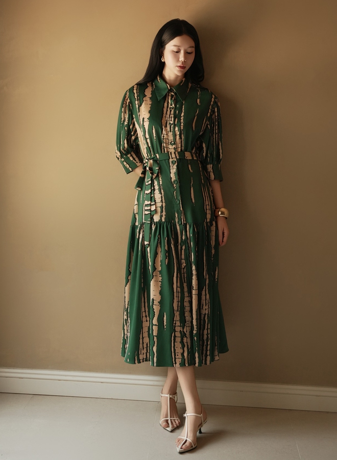 Mặc đẹp, sang dễ dàng cùng váy sơ mi họa tiết- Ảnh 11.