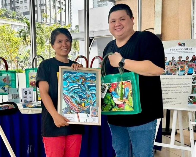 Túi tái chế từ lưới đánh cá cũ đi chợ, đi chơi- Ảnh 9.