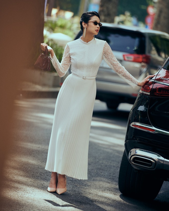 Màu trắng 'cloud dancer' lên ngôi: Mặc gì để an yên trong năm 2026?- Ảnh 9.