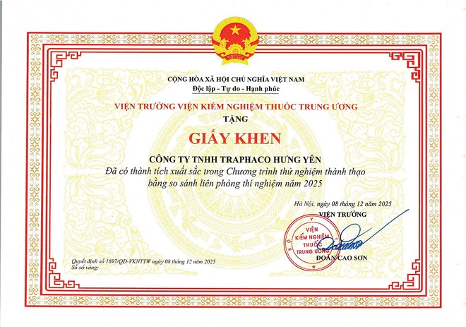 Traphaco được ghi nhận về năng lực kiểm nghiệm chất lượng - Ảnh 3.