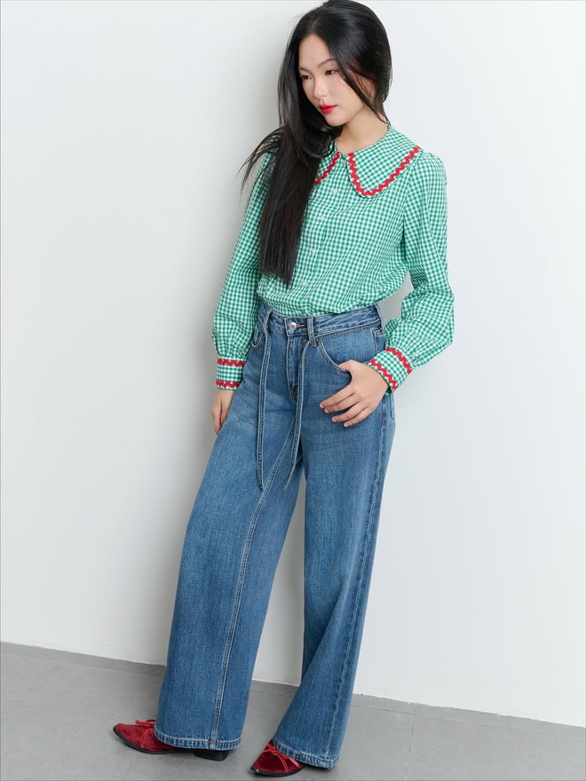 Quần jeans và sơ mi, đẹp xuất sắc để đi chơi và đi làm- Ảnh 6. Quần jeans và sơ mi, đẹp xuất sắc để đi chơi và đi làm- Ảnh 6.