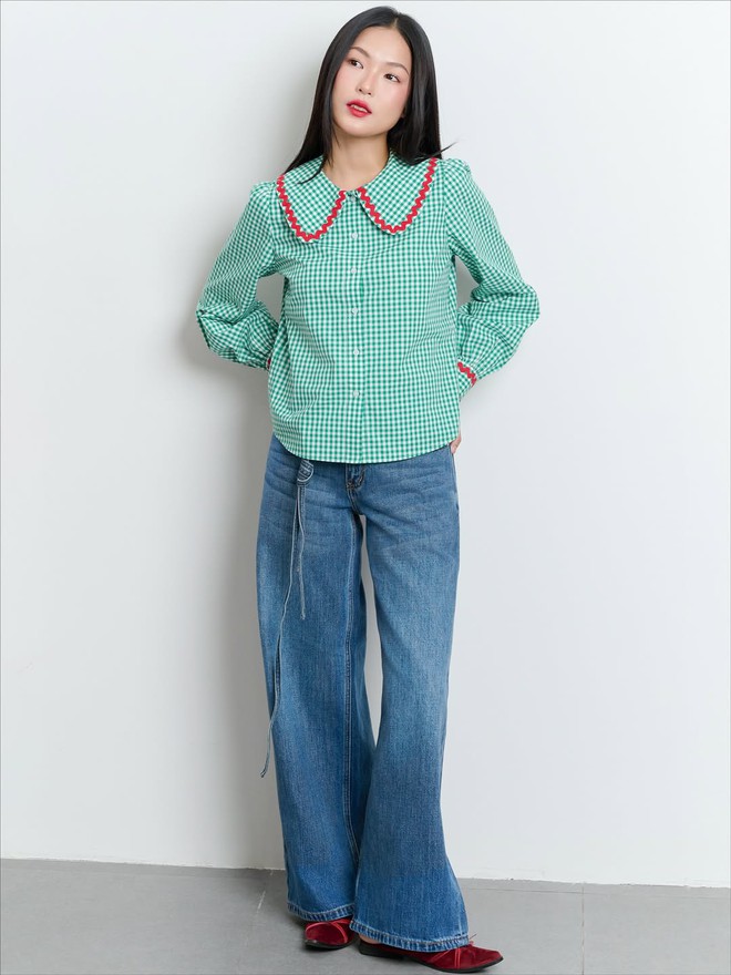 Quần jeans và sơ mi, đẹp xuất sắc để đi chơi và đi làm- Ảnh 5. Quần jeans và sơ mi, đẹp xuất sắc để đi chơi và đi làm- Ảnh 5.