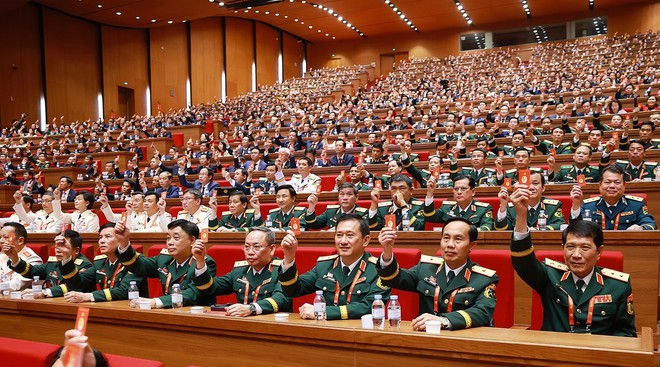 H&igrave;nh ảnh l&atilde;nh đạo Đảng, Nh&agrave; nước bỏ phiếu bầu Ban Chấp h&agrave;nh Trung ương Đảng kh&oacute;a XIV- Ảnh 12.